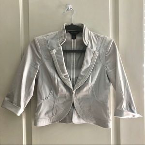 White House Black Market Formal Metallic Blazer